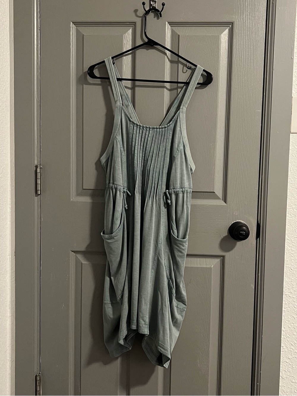 Daily Practice Boardwalk Light Mint Blue Green  Dress Crossback Utility Pockets - Picture 7 of 10